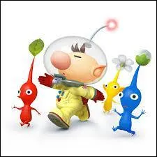 Quel est le personnage avec des petites bêtes toutes mignonnes appelées pikmins ?