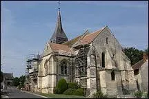 Voici l'église Saint-Jean-Baptise de la commune Axonaise de Pancy-Courtecon. Pour la voir, rendez-vous en région ...