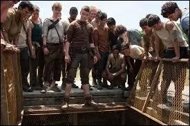 Que fait Thomas lorsqu'il arrive dans le bloc ?