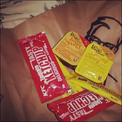 Ces sauces viennent de Kfc...