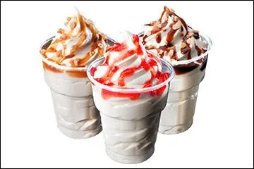 Le "Sundae" est vendu dans les...