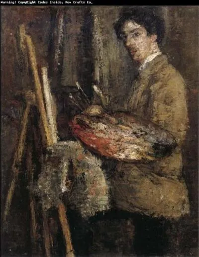 Qui a peint Autoportrait au chevalet ?