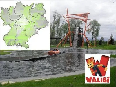 Où se trouvent les bûches de ce parc d'attractions aquatiques ?