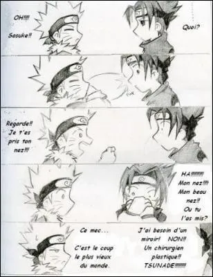 Pourquoi Sasuke s'affole-t-il ?