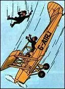 Dans quel album, Dupond et Dupont réalisent-ils involontairement un fantastique numéro d'acrobatie aérienne ?