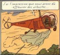 Quel type de "méchants", Tintin et le capitaine Haddock poursuivent-ils en hélicoptère ?