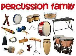 Combien, environ, y a-t-il de percussions différentes ?