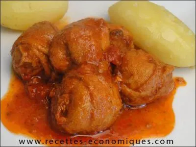 Nous déjeunons à Sisteron, le plat du jour est une spécialité de la ville :