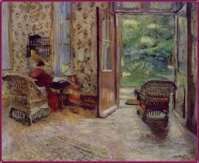 Qui a peint ces fauteuils dans cet intérieur ?