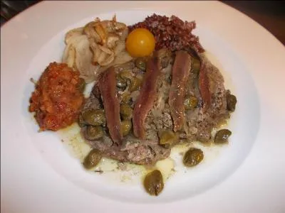 Voici un ragoût de boeuf dont vous allez découvrir la composition en agrandissant la photo :