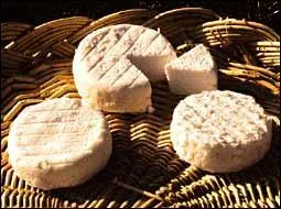 Tradition ardèchoise oblige ! On nous sert un fromage du cru ...