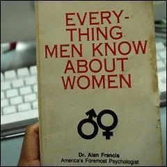 Le livre "Tout ce que les hommes savent sur les femmes" est vierge.