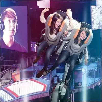 Où se trouve l'attraction "Danse avec les robots " ?