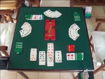 Au début de la donne, comment appelle-t-on l'absence de cartes dans une couleur, au jeu de bridge ?