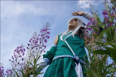 Facile : sur cette image, on voit clairement une cosplayeuse déguisée en...