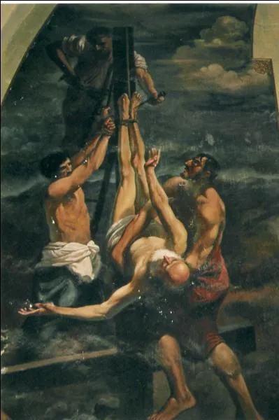 Quel apôtre et premier pape de Rome fut crucifié la tête en bas ?