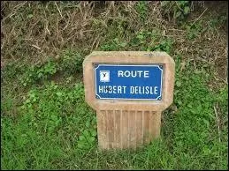 En quelle année fut mise en chantier la route Hubert DeLisle ?