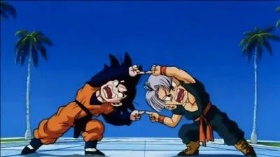 Que font Trunks et Sangoten ?