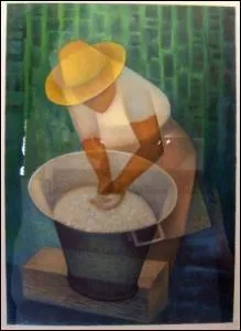 Qui a peint La lavandi&egrave;re ?