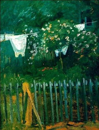 Qui a peint La lessive dans le jardin ?