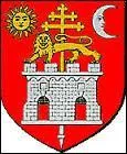 Ce blason appartient à une ville, également située en Midi-Pyrénées. Celle ci est surnommée "la ville rouge" du fait de la couleur des briques de sa cathédrale. Il s'agit de la ville ...