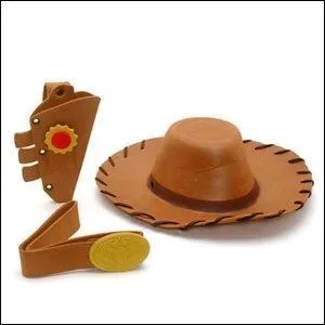 Dans un film d'animation, comment s'appelle le propriétaire qui possédait un jouet portant ces accessoires ?