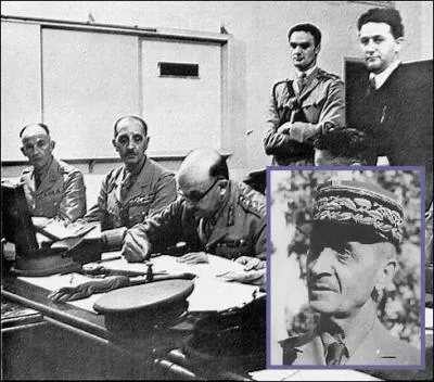 A la fin de la campagne de Syrie contre les forces de Vichy, et en étant aux côtés des Britanniques, il est le signataire français de l'armistice de Saint-Jean-d'Acre...