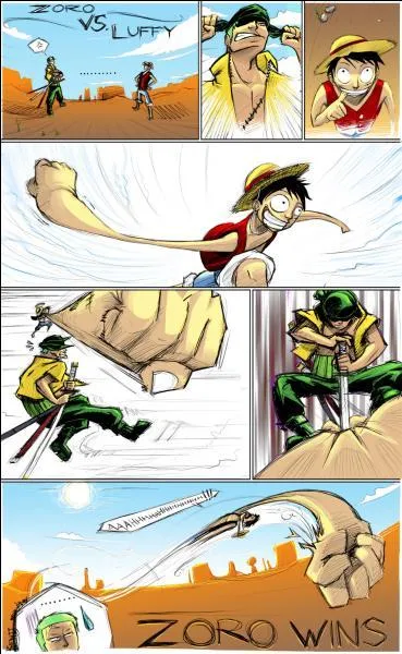 Zoro vs Luffy ! Qui gagne le combat ?