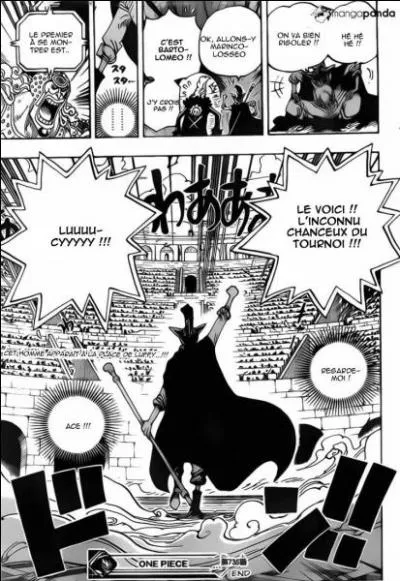 Qui est réapparu durant l'Arc Dressrosa, alors que Luffy le croyait mort ?