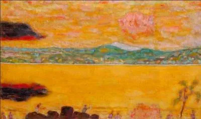 Qui a peint Le soleil couchant à Saint Tropez ?