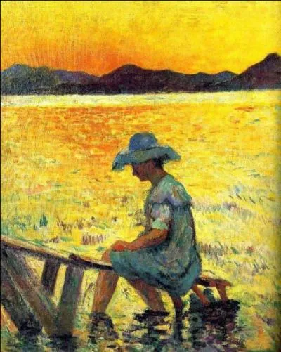 Qui a peint Coucher de soleil à Saint Tropez ?