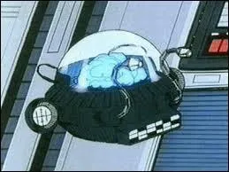 Le professeur Simon Wright, évoluant sous la forme d'un cerveau implanté dans un robot volant, est un personnage de :