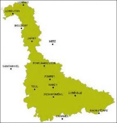 Jouxtant au nord les pays du Luxembourg et de la Belgique, je suis entouré de 4 départements : la Moselle à l'est, les Vosges au sud, la Meuse à l'ouest, mais quel est le dernier qui me borde ?