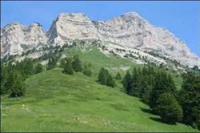 Se nichent aussi dans mon département : le plateau calcaire de l'Isle Crémieu, la vallée du Rhône, la plaine de la Bière, le plateau de Chambaran, le pays de Valoire, le pays Voironnais, la vallée du Grésivaudan et enfin, au centre, le massif de la Chartreuse qui a comme point culminant un sommet d'une hauteur de 2 082 m. Mais quel est son nom ?