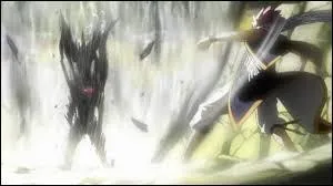 Dans l'arc "Tenro", que découvre Happy lors du combat de Natsu et Gildarts ?