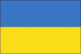 A quel pays appartient ce drapeau constitué de deux bandes horizontales bleue et jaune ?