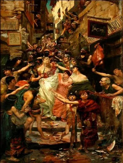 Quel empereur goulafre meurt à Rome en 69 ap. J.-C ? (Après avoir été écharpé par la plèbe, il sera traîné dans les rues, chargé d'outrages et mis à mort.)