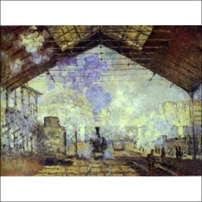 Lequel de ces peintres impressionnistes a immortalisé cette même gare ?