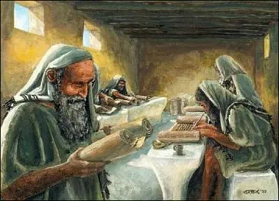 Quel ordre religieux, qui se trouvait au bord de la mer Morte, menait une vie ascétique, partageant son temps entre la prière et le travail ?