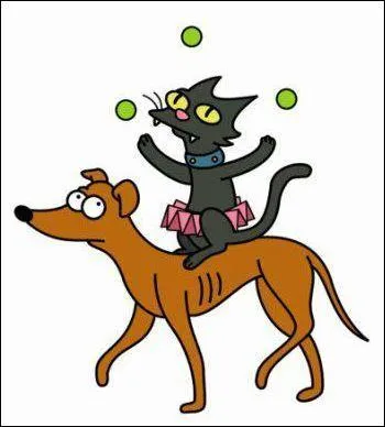 Comment s'appelle le chien de la famille Simpson ?