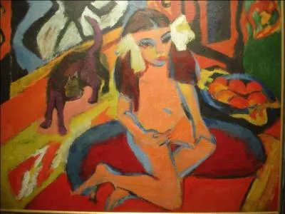 Qui a peint Fille au chat ?