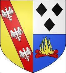 Observez-bien la partie gauche de ce blason. Elle vous indiquera que le village d'Erize-la-Brle se situe en rgion ...