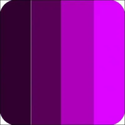 Trouvez la traduction en anglais de la couleur "violette".