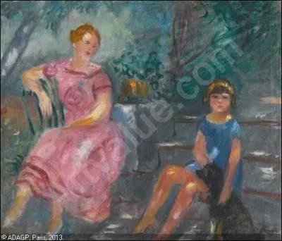 Qui a peint Lola et l'enfant au chien ?