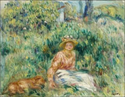Qui a peint Femme et chien sur l'herbe ?