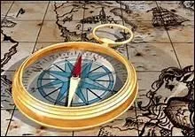 L'aiguille d'une boussole indique toujours le nord.