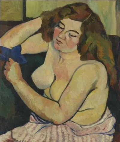 Qui a peint "Torse au ruban bleu" ?