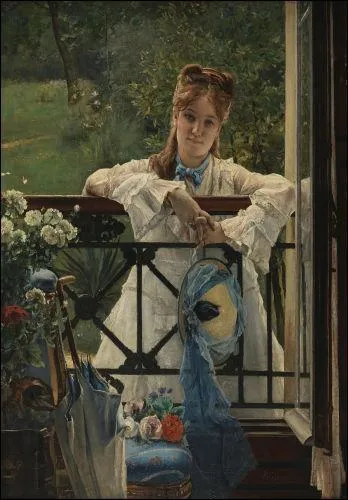 Qui a peint "Le ruban bleu" ?