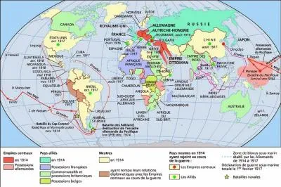 Au niveau des pertes humaines que cette guerre a provoquées dans le monde, seriez-vous capable de retrouver les bonnes estimations (Morts militaires, morts civils, total des morts) pour une population mondiale, en 1914, de 941 millions ?