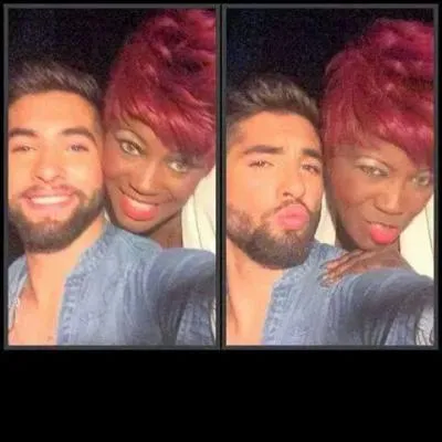 Sur la photo, Kendji est avec :